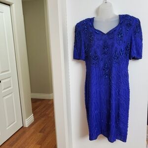 Stunning Silk Dress ML 36-37 bust